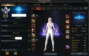 Conta Lost Ark wardancer 1460