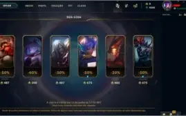 Conta de lol barata MMR ALTO