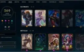 Conta 370 skins - Vayne Ladra de Almas