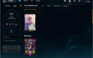 Conta ouro 4 com 26 skins e 69 champs ( MAIN ADC )