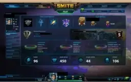 Conta Smite (PC) Nível 153 com 450 Skins (2 Tier 5)