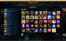 Conta Smite (PC) Nível 153 com 450 Skins (2 Tier 5)