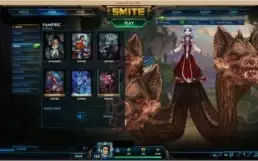 Conta Smite (PC) Nível 153 com 450 Skins (2 Tier 5)