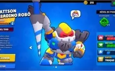 Conta Brawl Stars com algumas skins legais.