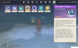 Conta AR 50 com Ganyu, Diluc, Qiqi e Keqing
