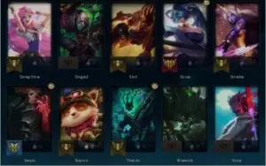 CONTA SMURF FERRO 3 COM 10 SKINS