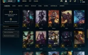 Conta Diamante 3 com 56 Champs e 15 Skins + 1 Fragmento