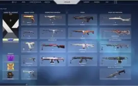 CONTA VALORANT DESDE O BETA CHEIA DE SKIN