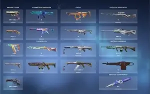 Conta Valorant Ascendent3+ skins