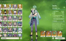 GENSHIN IMPACT - AR55, 12T5⭐Baizhu + Bis, Ayaka + Bis