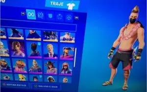 CONTA DE FORTNITE (POSSUI A SKIN DO CAVALEIRO NEGRO)