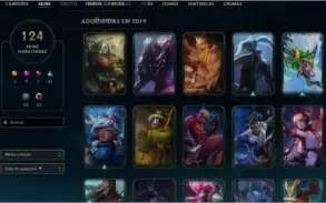 Conta League Of Legends 124 Skins, 120 Campeoes,Gold IV Flex