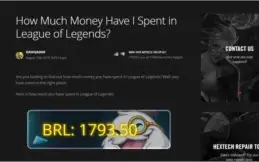 Conta League Of Legends 124 Skins, 120 Campeoes,Gold IV Flex