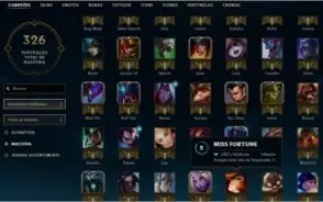 Conta League Of Legends 124 Skins, 120 Campeoes,Gold IV Flex