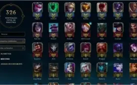 Conta League Of Legends 124 Skins, 120 Campeoes,Gold IV Flex