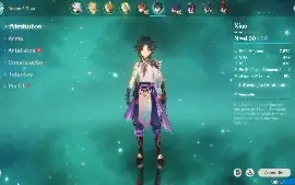 Vendo Conta Genshin COM ARATAKI ITTO, XIAO, TARTAGLIA, ETC.
