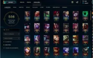 Conta LOL FULL CHAMP 558 Skins