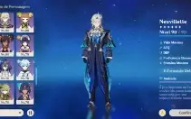 Genshin Impact AR 60 vários T5/BIS END GAME