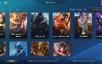 Vendo conta com Skins da lux e prestígio