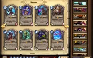 Conta Lenda de Hearthstone com 122 lendarias e 2 anos
