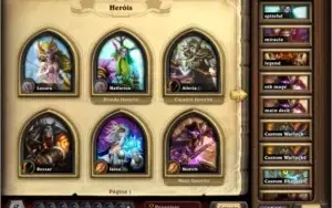 Conta Lenda de Hearthstone com 122 lendarias e 2 anos