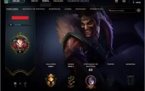 Conta lol Gold 1 com 12 partidas jogadas, barata pra smurfar