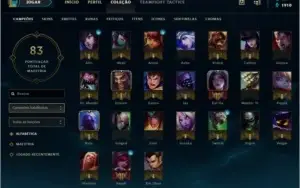 Conta lol Gold 1 com 12 partidas jogadas, barata pra smurfar