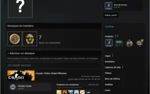 Steam LVL 27 com CSGO Prime + 5 anos