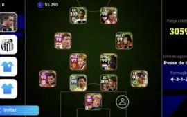 Conta efootball muito boa pega até 3070! De força