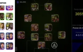 Conta efootball muito boa pega até 3070! De força