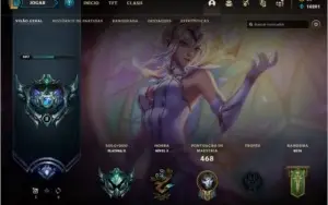 VENDO CONTA LOL COM 298 SKINS E RECOMPENSAS DESDE A SEASON 3