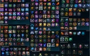 VENDO CONTA LOL COM 298 SKINS E RECOMPENSAS DESDE A SEASON 3
