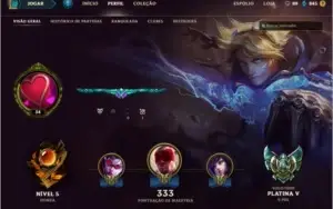 Conta Platina 5, LVL 34, 69 Skins