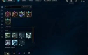 CONTA LOL QUASE  FALTANDO 14 CAMPEÕES GOLD 1 58 SKINS