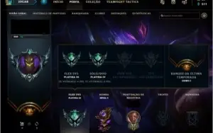 CONTA LOL QUASE  FALTANDO 14 CAMPEÕES GOLD 1 58 SKINS