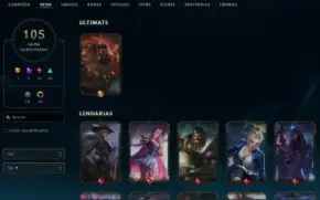 Conta Main Adc - Ex Challenger Flex/Mestre Soloq Muita Skin