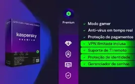 Kaspersky Antivírus Premium 5 Dispositivos 1 Ano