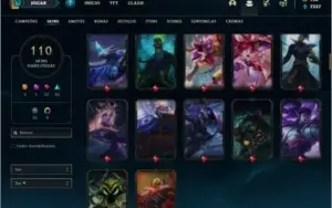 Conta prata 2 com 150 champs e 110 skins ( MAIN JG / MID )