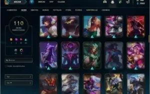 Conta prata 2 com 150 champs e 110 skins ( MAIN JG / MID )