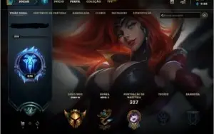 Conta league of Legends gold 3 level 268