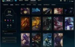 Conta league of Legends gold 3 level 268