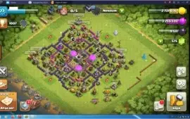 Clash Of Clans CV9 - 575 gemas, nick change e construtores 5