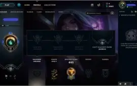 CONTA LEAGUE OF LEGENDS - UNRANKED - 420 SKINS