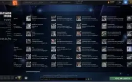 Conta dota 2 com 6,5k de MMR rank 800 com varios itens