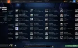 Conta dota 2 com 6,5k de MMR rank 800 com varios itens