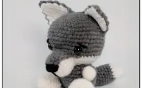 Receita em PDF - Cachorro Dog Wolf Amigurumi