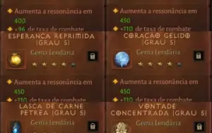 Monge c/ todas as gemas lendárias