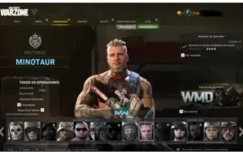 Conta Warzone com varias skins e armas mw