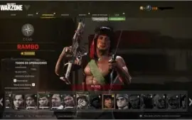 Conta Warzone com varias skins e armas mw