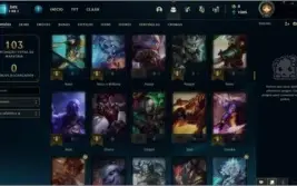 Conta de lol platina IV nível 45
